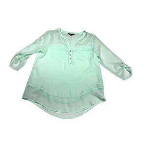 Express Blouse Green Size Medium